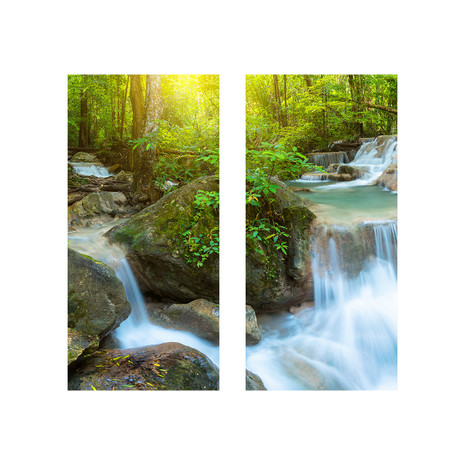 waterfall fluorescent light covers multi panel