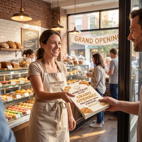 Custom printed flyers in business card size 3.5 x 2 inches