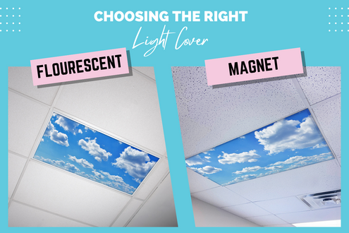 Choosing the Right Light Cover: Magnetic Ceiling Light Covers vs. Fluorescent Light Covers