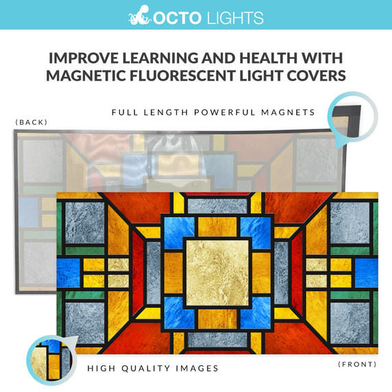 Stained glass light filters