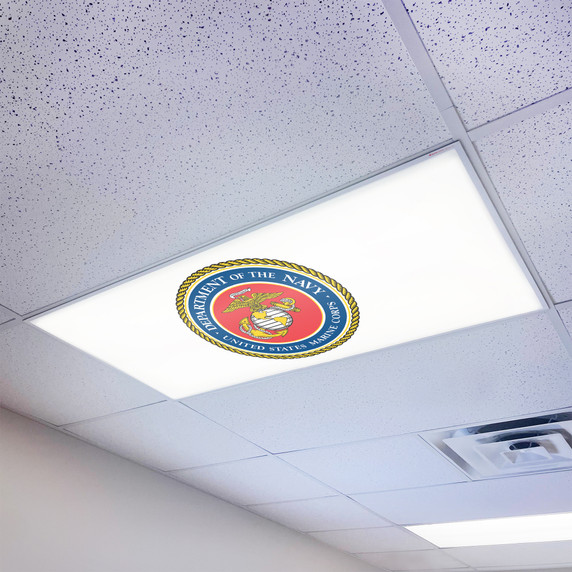 Magnetic light covers for marines