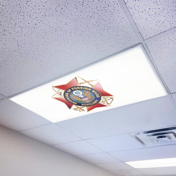 Magnetic light covers for VFW Auxiliary offices