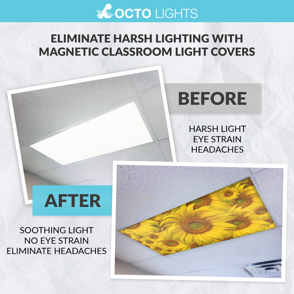 Decorative magnetic light covers