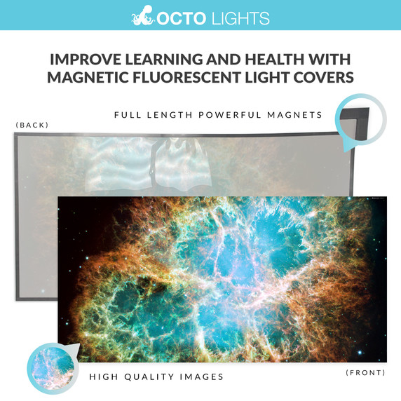 magnetic light covers with starry sky design