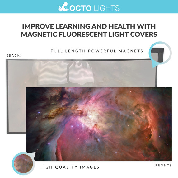 magnetic light covers with cosmic design