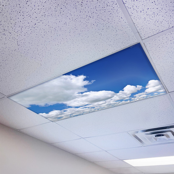 LED light diffuser panels with magnetic attachment