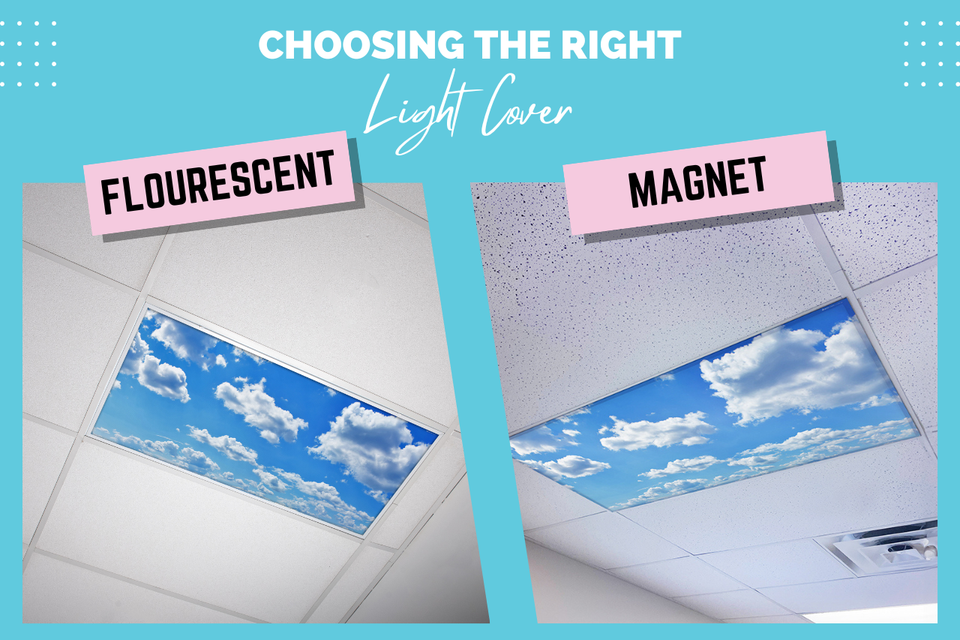 Octo Lights Fluorescent Light Cover – Ocean Scene (004) For 2x4 Fixtures