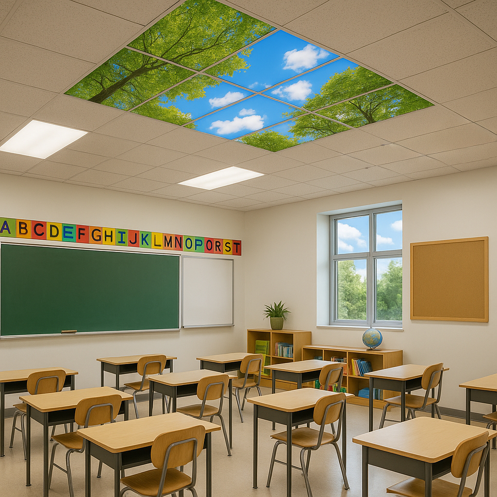 polycarbonate-ceiling-light-panels-classroom