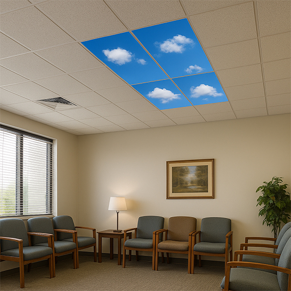polycarbonate-ceiling-light-panels-medical-waiting-room