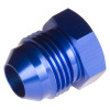 RHP806-06-1, Flare Plug  -06 AN/JIC aluminum flare plug - blue