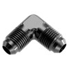 RHP821-06-2, AN to AN Flare Adapter  -06 male 90 degree AN/JIC flare adapter