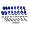 SPN1098, Rocker Arm, Race Series, 8 mm Pedestal Mount, 1.70 Ratio, Full Roller, Aluminum, Blue Anodize, GM LS-Series, Set of 16