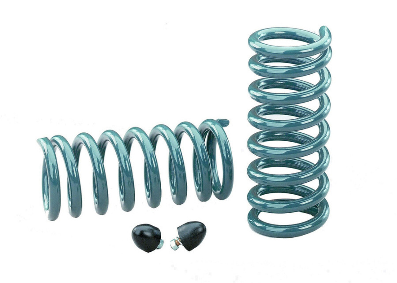 HOT1908F, Suspension Spring Kit, 2 in Lowering, 2 Coil Springs, Gray Powder Coat, Front, GM F-Body 1970-81, Kit