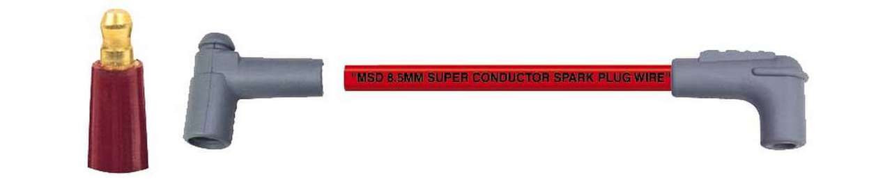 MSD31229, 8.5mm UNIV WIRES 8 CYL RED