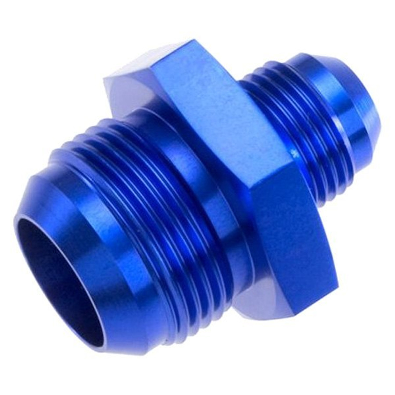 RHP919-03-04-1, Reducer Adapter  -03 male to -04 male AN/JIC reducer - blue