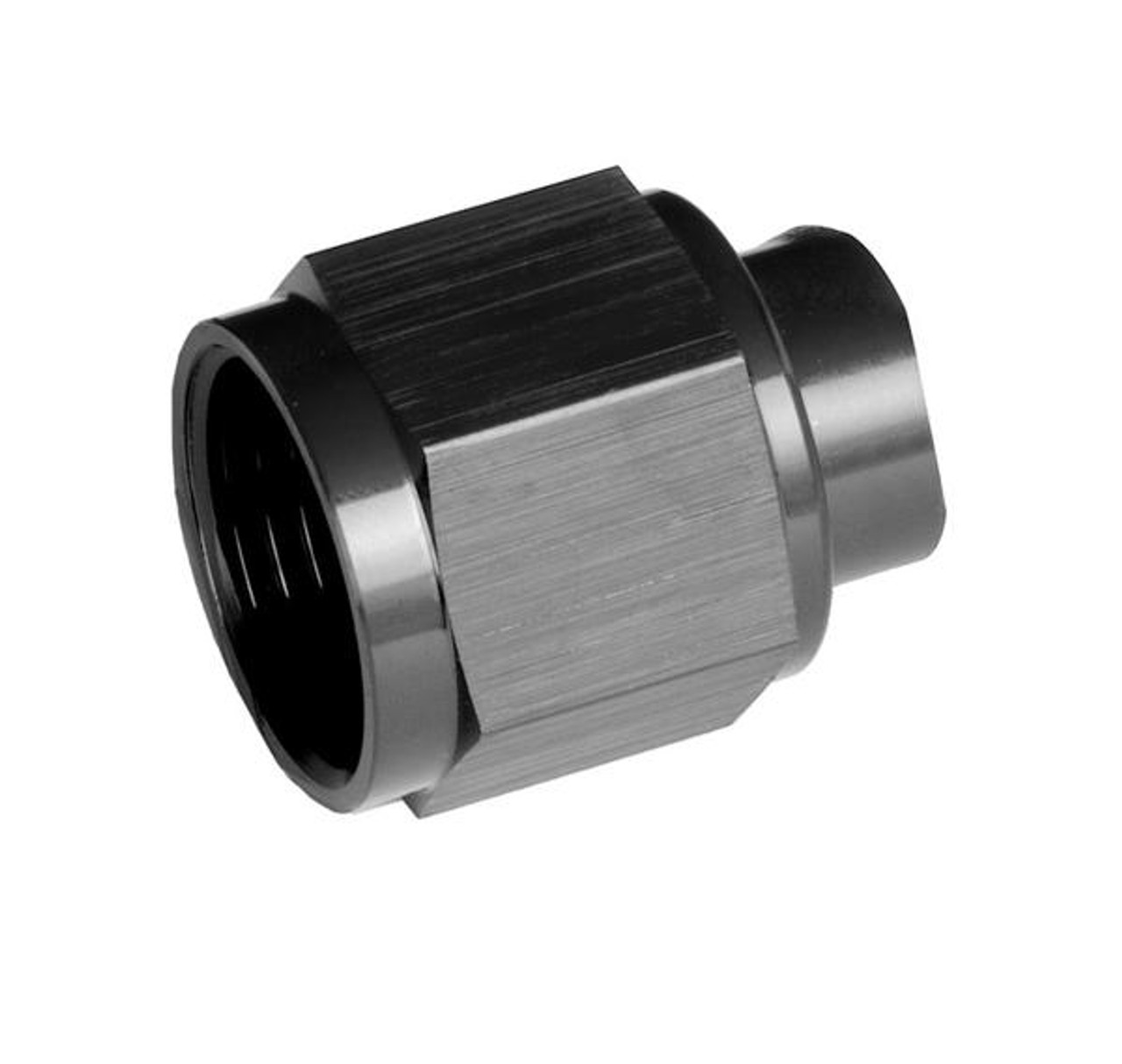 RHP929-08-2, Flare Cap  -08 two piece AN/JIC flare cap nut - black