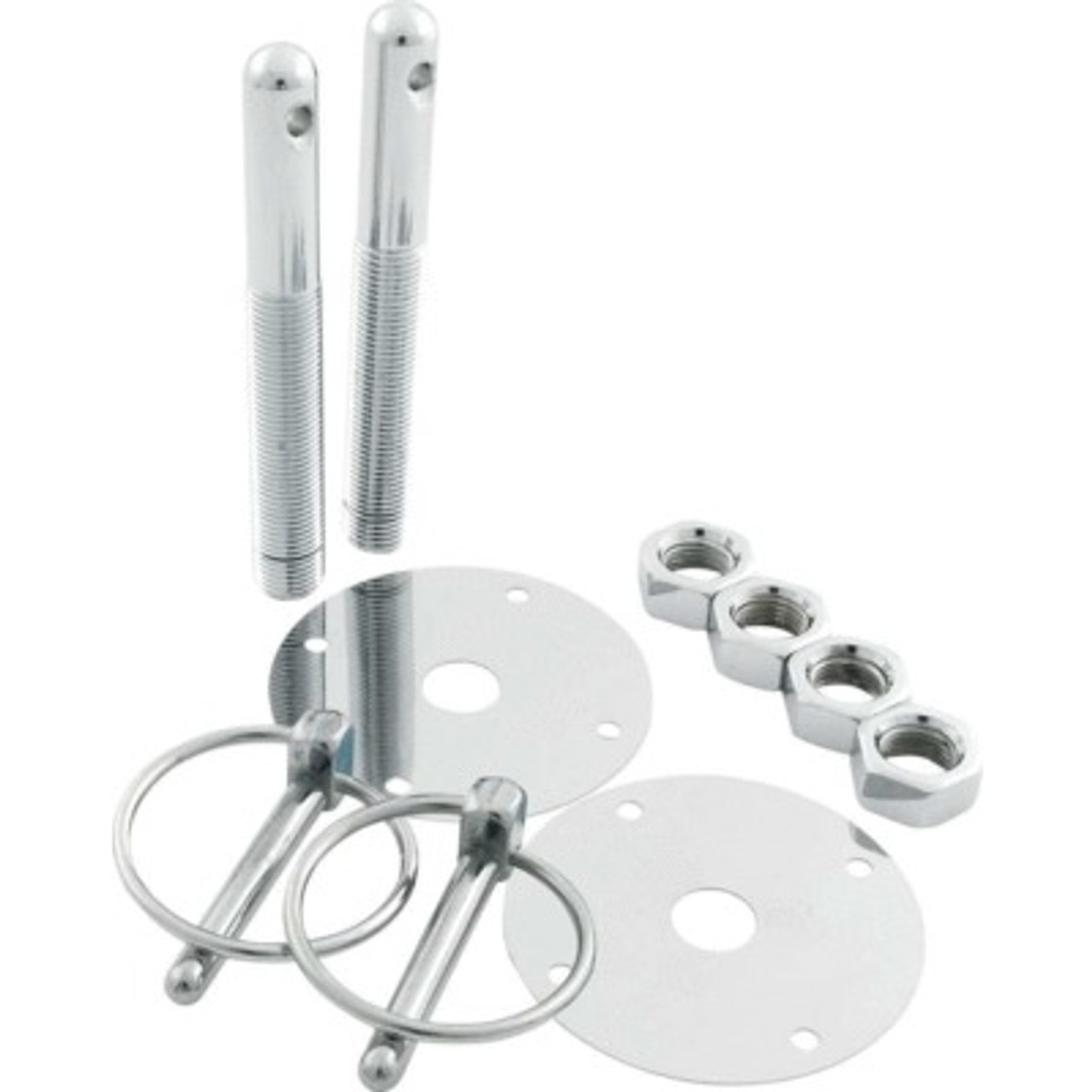 ALL18513, STEEL HOOD PIN KIT W/ 1/4IN FLIP-OVER CLIPS