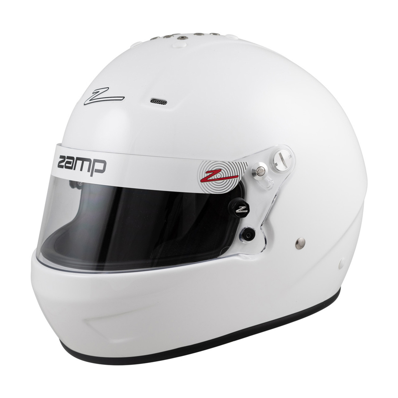 ZAMH770001L, Helmet, RZ-56, Full Face, Snell SA2020, Head and Neck Support Ready, White, Large, Each