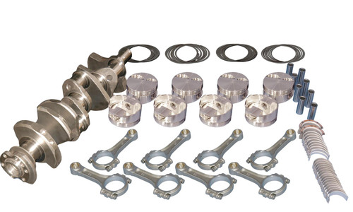 EAG13005030, Rotating Assembly, 383 CID, Cast Crank, Hypereutectic Pistons, 3.750 in Stroke, 4.030 in Bore, 5.700 in I Beam Rods, Small Block Chevy, Kit