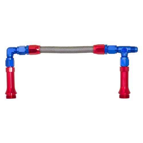 RHP5150-06-1, Dual Feed Carb Kit -06 X 7/8-20 Dual Inlet to fit Holley-4150