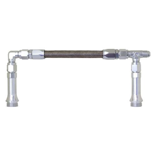 RHP5150-06-5, Dual Feed Carb Kit -06 X 7/8-20 Dual Inlet to fit Holley-4150 RHP5150-06-5, Dual Feed Carb Kit -06 X 7/8-20 Dual Inlet to fit Holley-4150