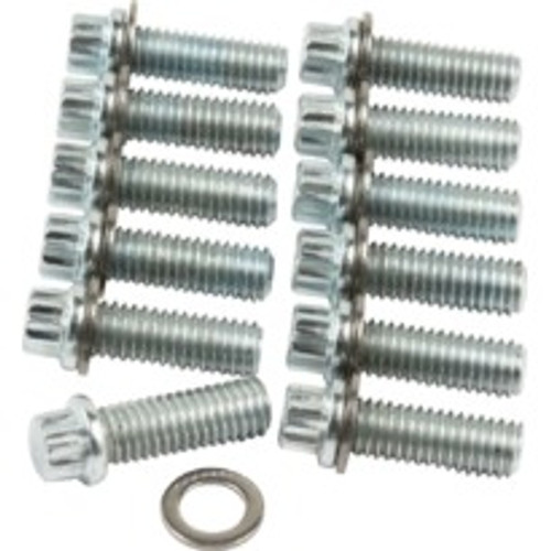 ALL87010, INTAKE BOLT KIT SBC 12PT 12PK