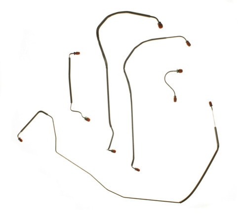 RSDCKT6803S, CHEVELLE FRONT DISC BRAKE LINE KIT S/S