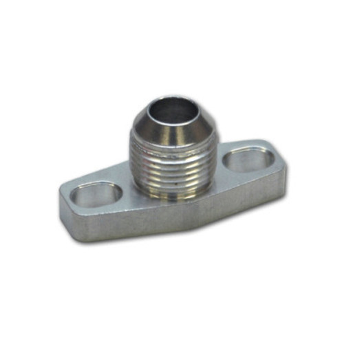VIB2849, Turbo Oil Drain Flange, 10 AN Male, Aluminum, Natural, Hardware Inc
