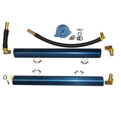 BBK5010, HI-FLOW ALM. FUEL RAILS - 86-93 5.0L MUSTANG