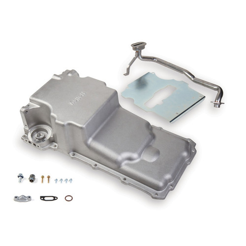 HLY302-2, HOLLEY,,Engine Oil Pan, Retrofit, Rear Sump, 5-3/4 qt,