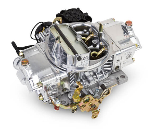 HLY0-83770, Carburetor, Model 4150, Aluminum Street Avenger, 4-Barrel, 570 CFM, Square Bore, Electric Choke, Vacuum Secondary, Single Inlet, Silver, Each HLY0-83770, Carburetor, Model 4150, Aluminum Street Avenger, 4-Barrel, 570 CFM, Square Bore, Electric Choke, Vacuum Secondary, Single Inlet, Silver, Each