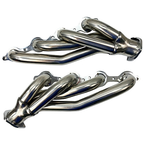 PEW420040, Stainless Steel Mid Length Car Headers. Fits LS / LSx Chevrolet