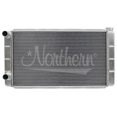 NOR209650, Radiator, 30-3/4 in W x 16-1/2 in H x 3-1/8 in D, Dual Pass ...