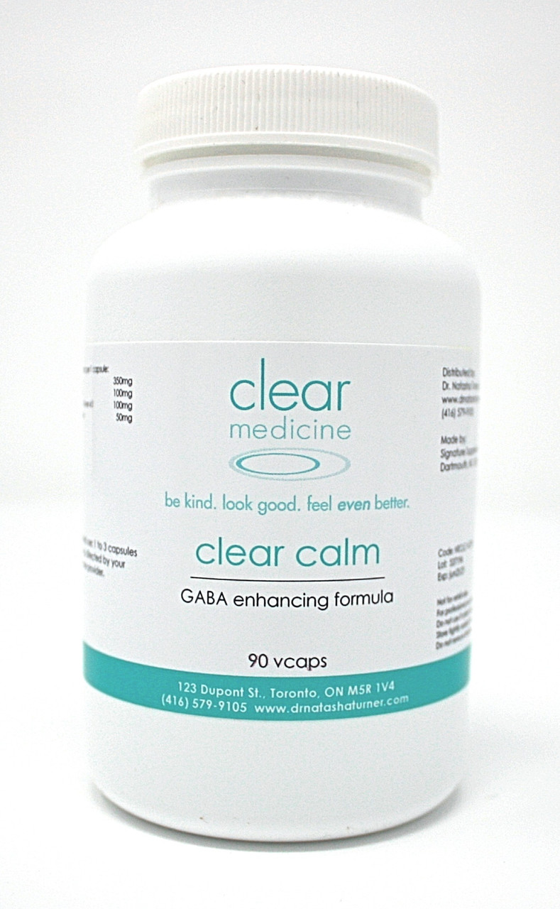 Clear Calm - GABA Support (90 Capsules) for Pain, Anxiety and