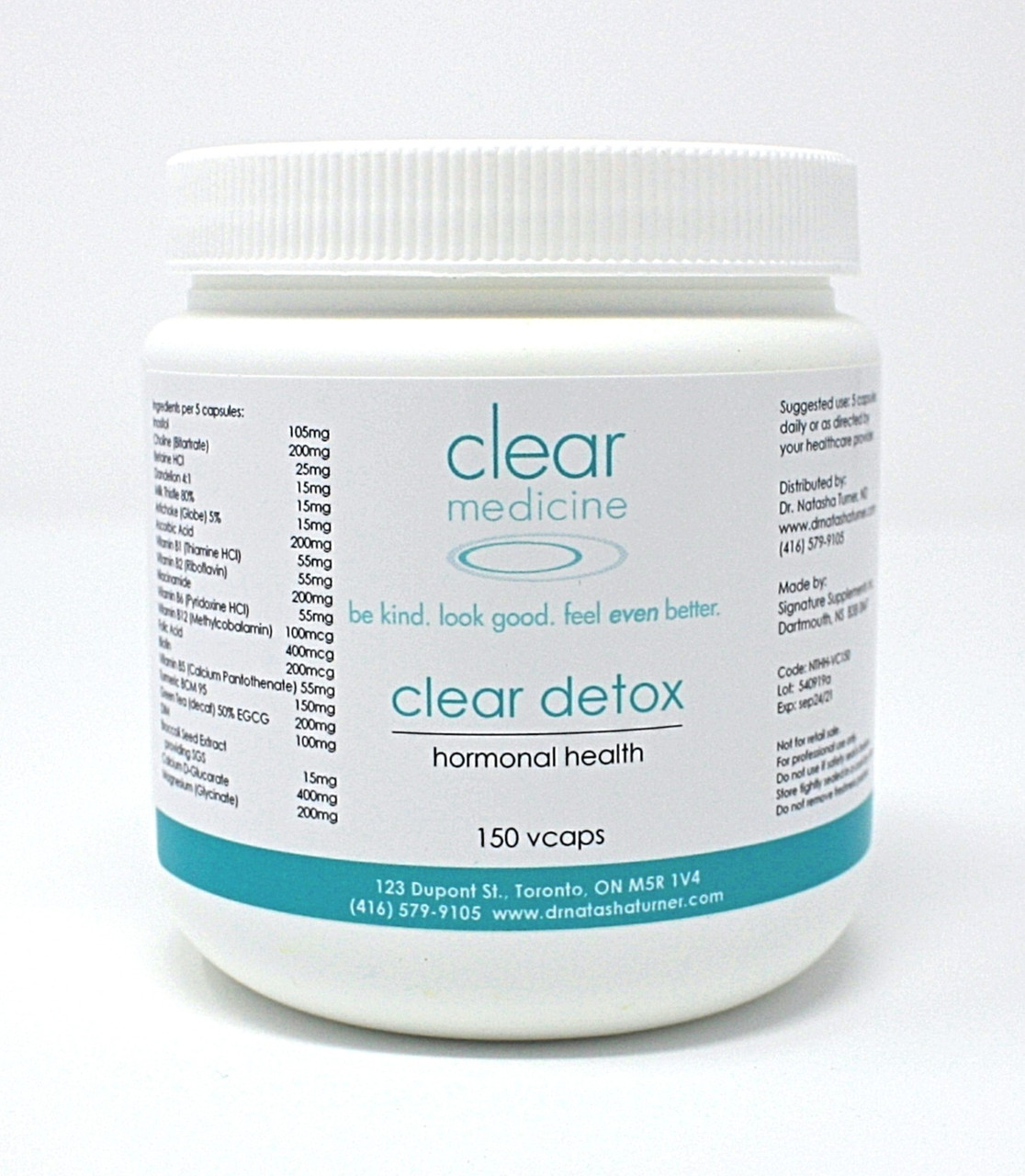 Clear Detox Hormonal Health 150 Capsules Liver And Estrogen