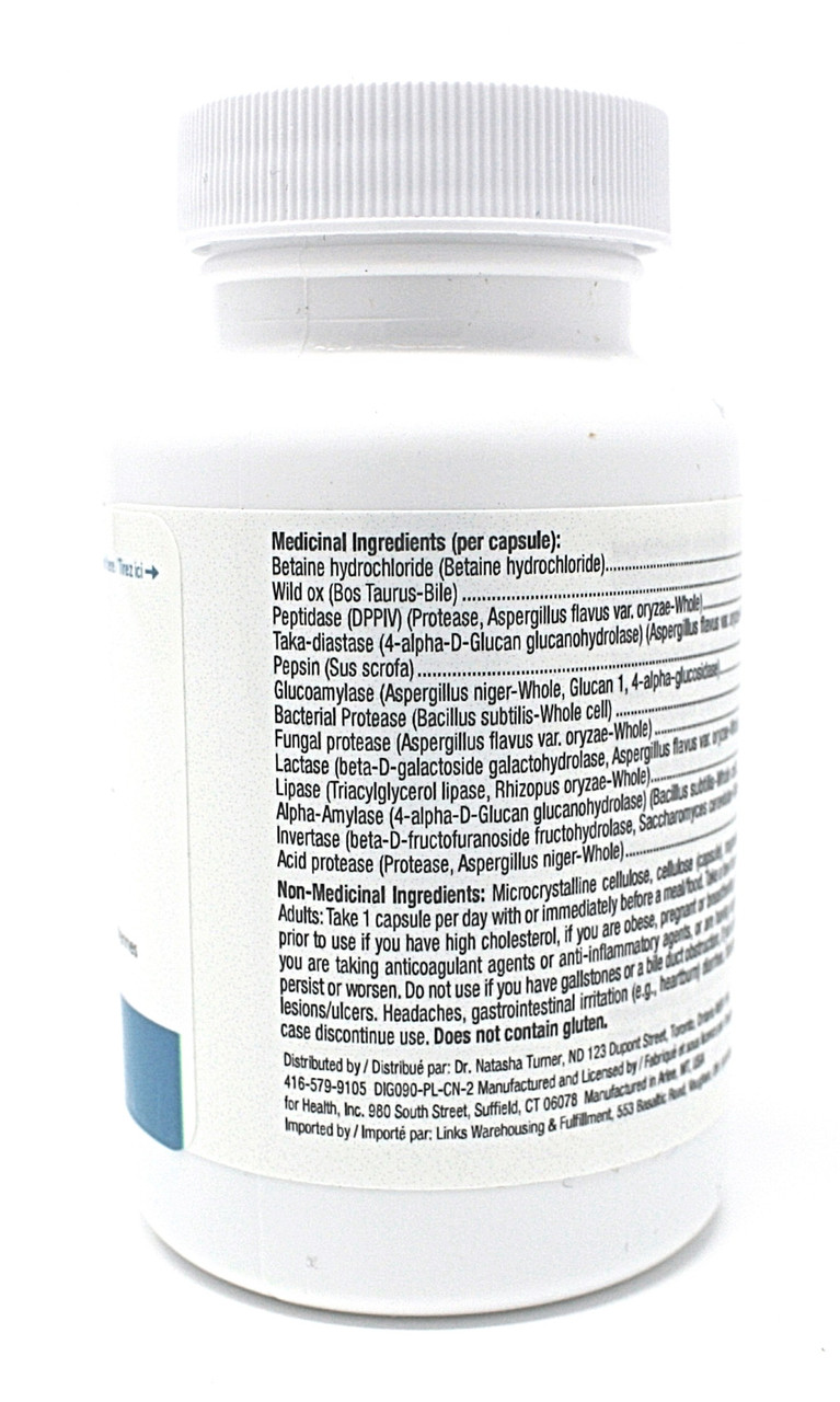 Clear Digest Digestive Enzymes (90 Capsules) HCL and Pancreatic Enzymes New Formula Clear