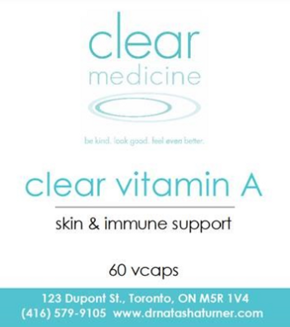 Clear Vitamin A (60 Capsules) - 10,000IU per capsule