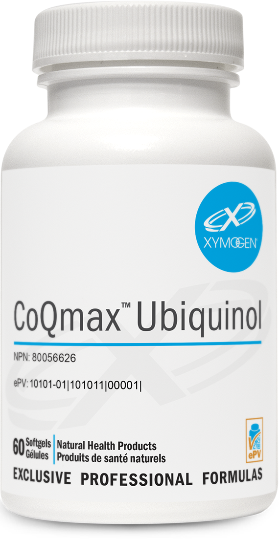 Co QMAx (Xymogen) - 100mg Ubiquinol Capsules - 60 Capsule (2 monthsSupply)