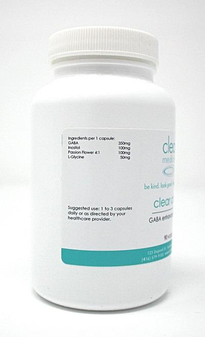 Clear Calm - GABA Support (90 Capsules) for Pain, Anxiety and Tension