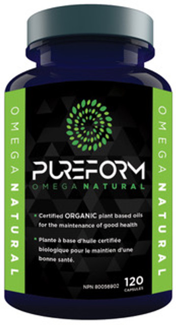 Pure Form Omega (120 Capsules) - Plant-Based Omega 3's