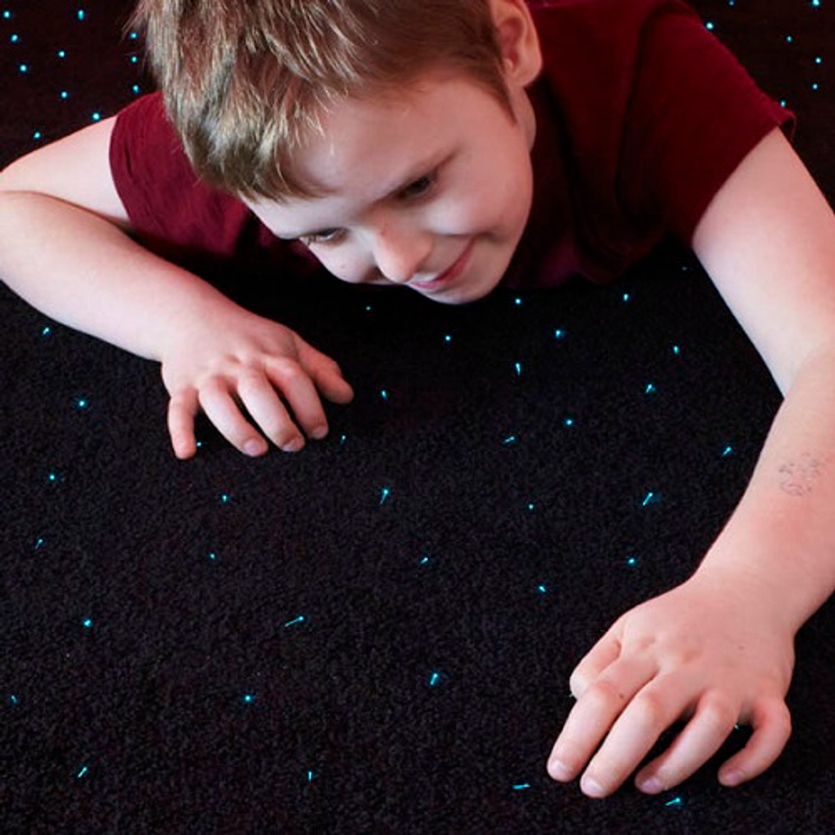 Fiber Optic Star Carpet with Light Source