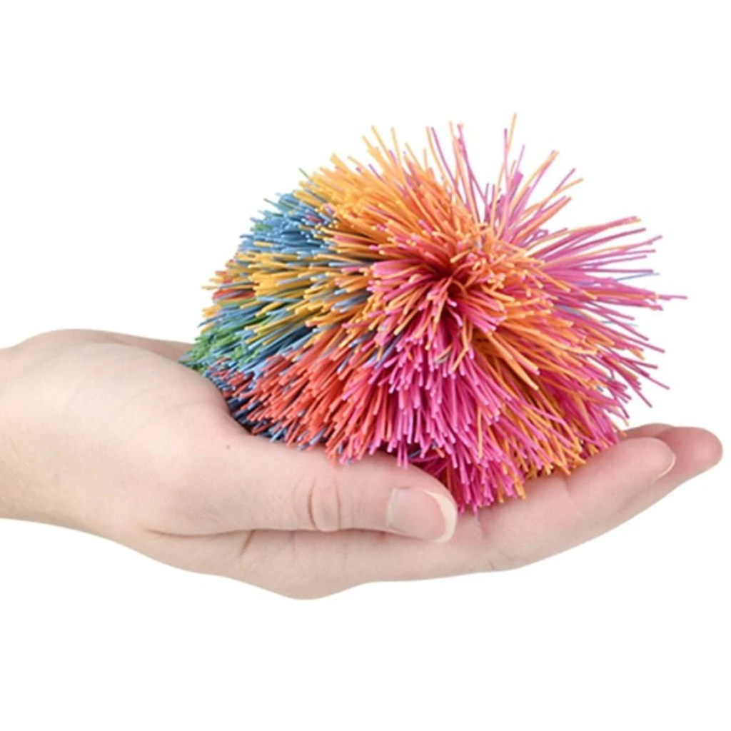 Rainbow Stringy Ball - a Fun Tactile Fidget!