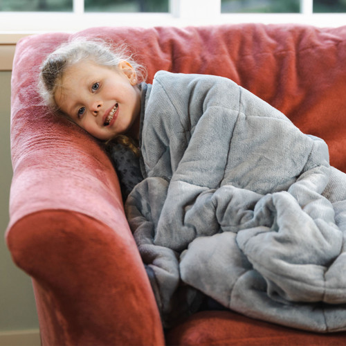 Super Soft Weighted Blanket Grey Super Soft Weighted Blanket Grey