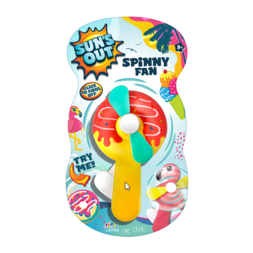 Spinny Fan Set of 3 Assorted Styles Spinny Fan Set of 3 Assorted Styles