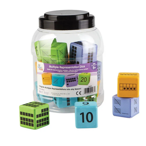 Multiple Representation Time Dice, Set of 16