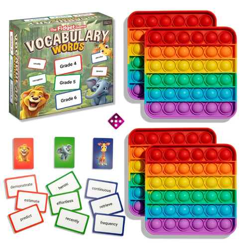The Fidget Game: Vocabulary Words