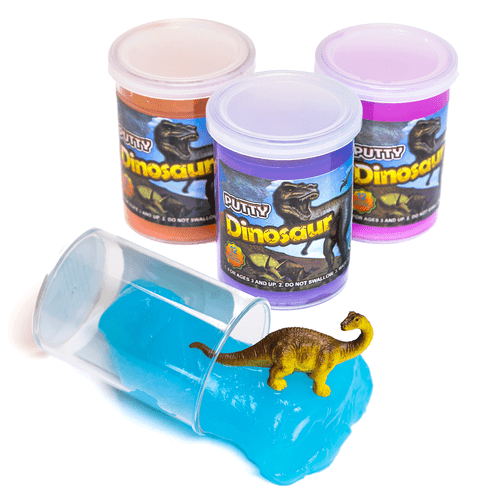 Tactile Dino Slime Set of 4