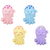 Squish Doh Animals Set of 4