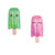 Large Sugar Popsicle Fidget Set of 2