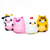 Sugar Squeeze Plush Zoo Set of 4